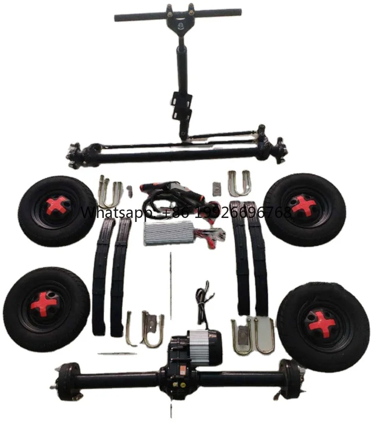 

Комплект заднего дифференциального моста для электрического четырехколесного транспортного средства с высокой нагрузкой до 1000 кг