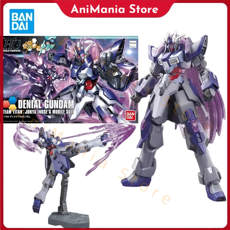 

Bandai Gundam Модель Kit HGBF Denials Фигурка Gunpla Строительный комплект Gundam Коллекционные фигурки аниме Игрушки для мальчиков Подарок