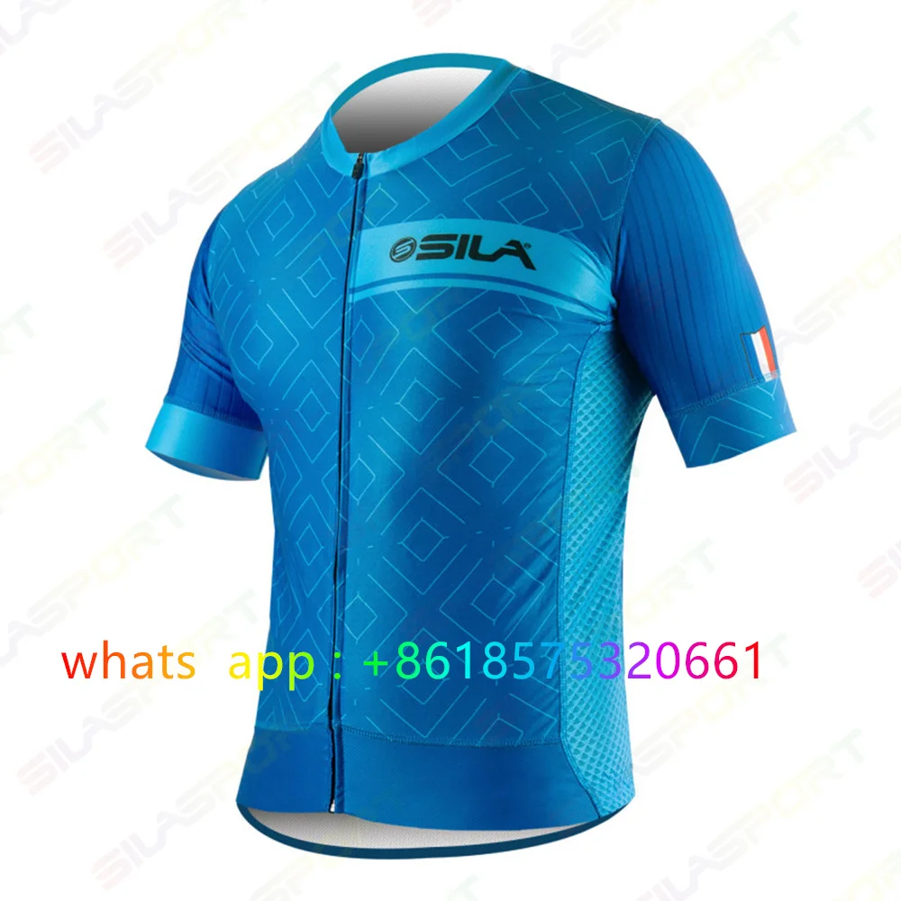 Silasports Bike Fietsshirt 2024 Zomer Racing Sport Mtb Fiets Shirt Ropa Ciclismo Man Outdoor Fiets Korte Mouw Kleding