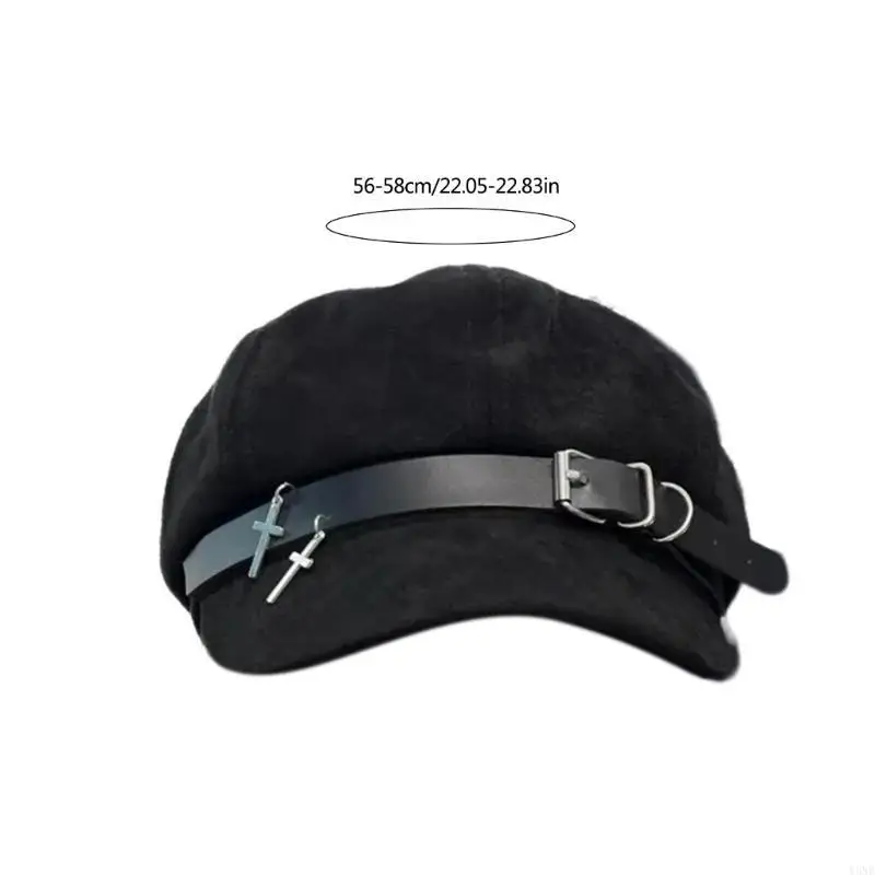 قبعة رسام للفتيات من Y3NE، قبعة فرنسية لطيفة للفتيات، قبعة للتصوير الفوتوغرافي للثقافات الفرعية #6