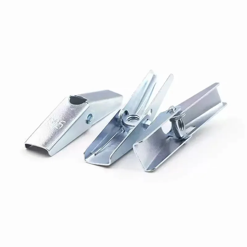 10pcs Galvanized umbrella orchid clip aircraft expansion screwcage clip hollow gypsum board special