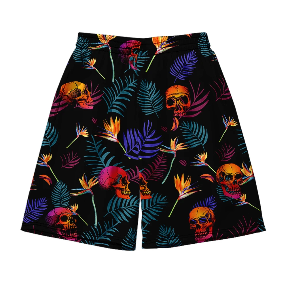 

Hawaiian Beach Shorts Men's and women's clothing 3D digital printing casual shorts Fashion trend couple Pants