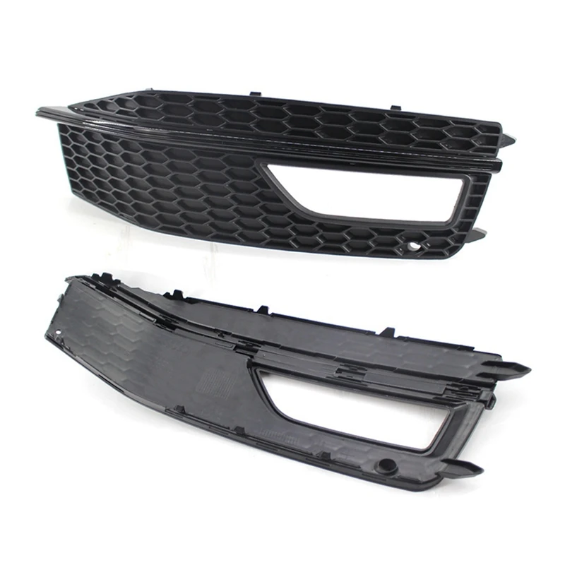 

ABBO-Front Bumper Lower Fog Light Grill Grille For A4 B9 S-Line S4 2013-2016 Accessories 8K0807681L 8K0807682M