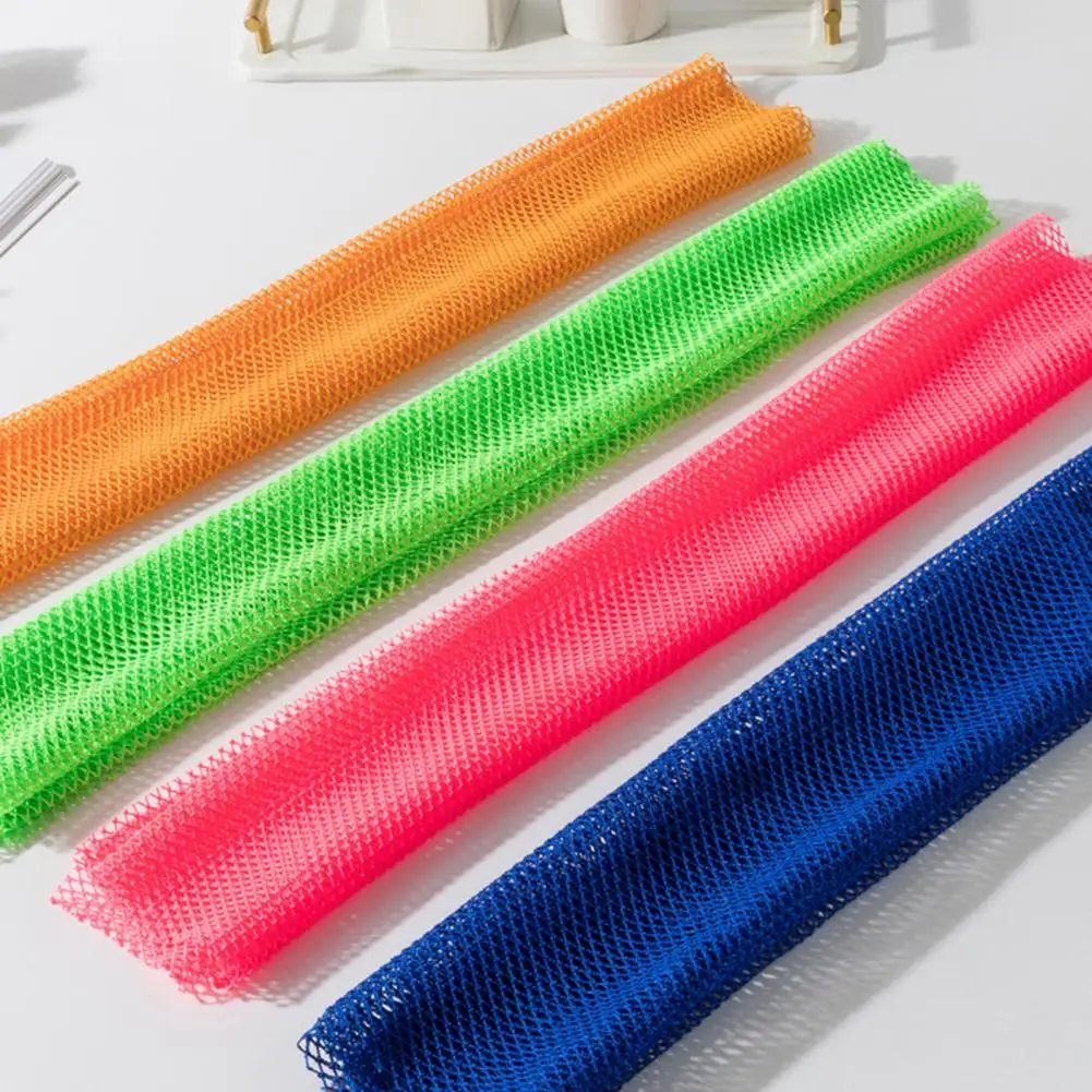 Dual-sided Exfoliating Towel African Exfoliating Mesh Sponge Bath Towel Exfoliation Gentle Face Body Silky Smooth Skin Towel