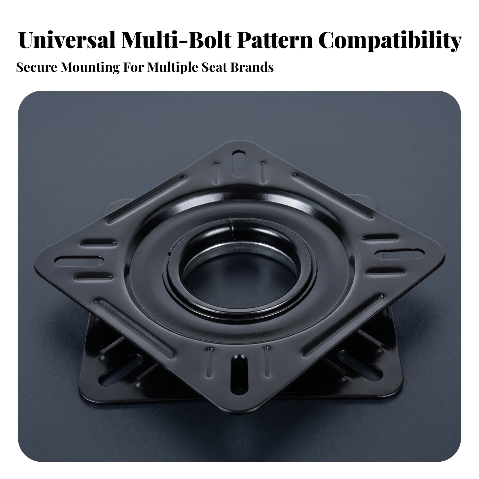 Swivel Base with Quick Release Sturdy Quick Disconnect Seat Mount Hardware Sturdy for Rv Owners, Yachts