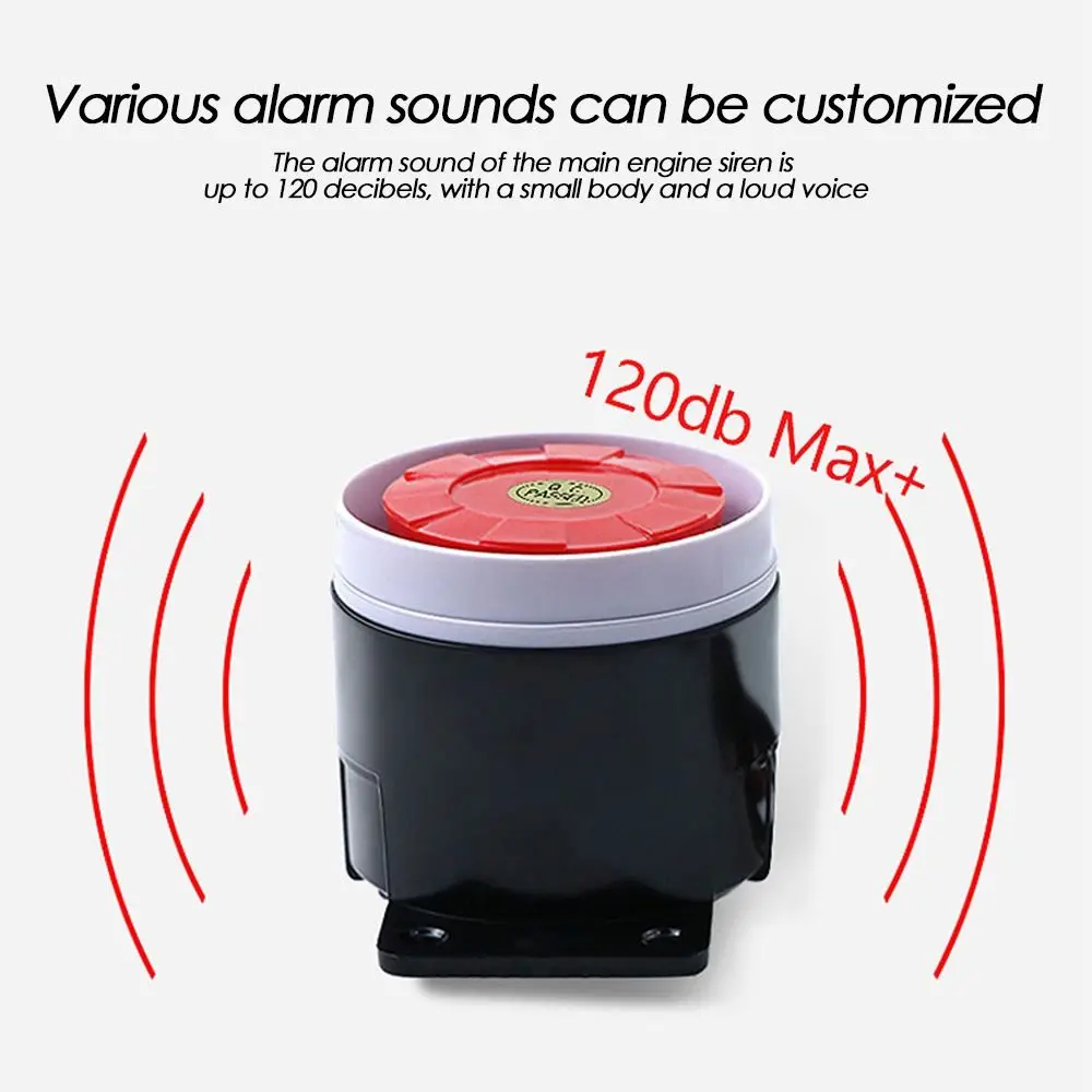 Parts Anti-theft Horn Electronic Piezoelectric Light Alarm Explosion Without Light High Decibel Sound Buzzer