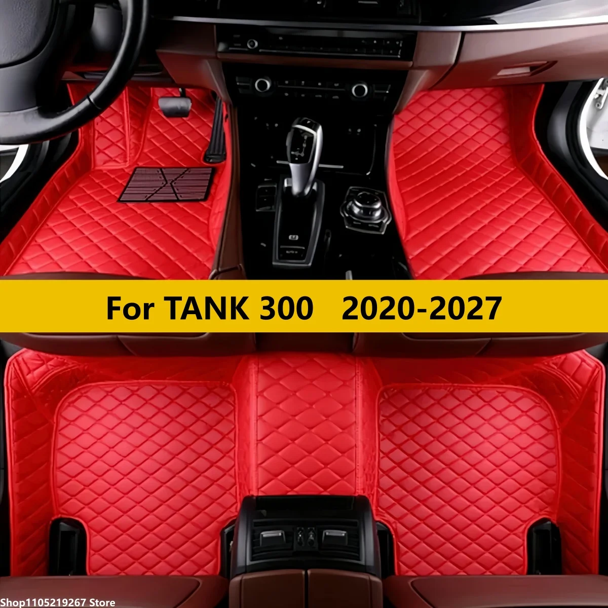 

Car Floor Mats For TANK 300 2020 2021 2022 2023 2024 2025 2026 2027 Auto Leather Front Rear Row Carpet Pads Full Set Foot Matts