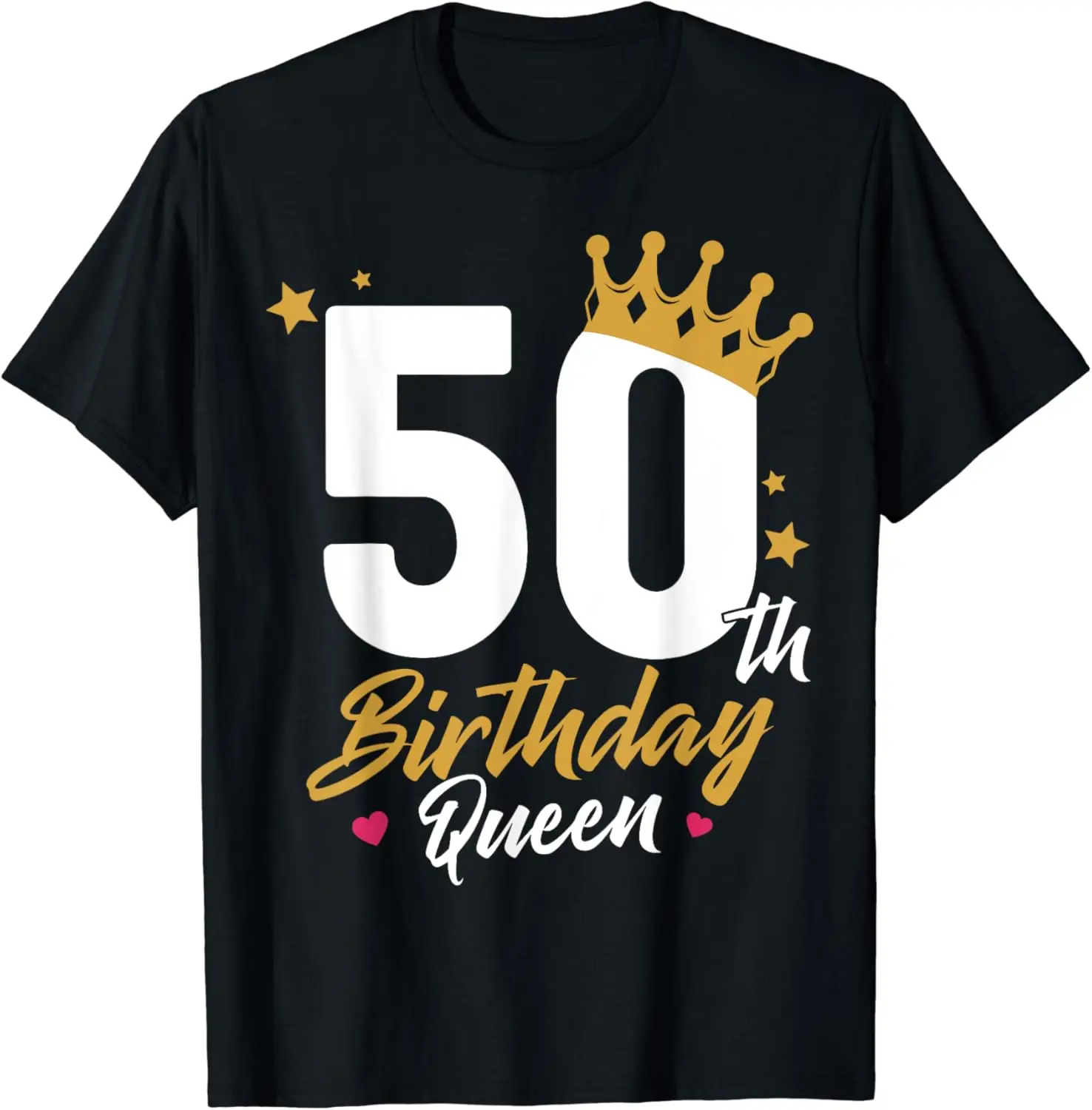 

Womens 50th Birthday Queen Party T-Shirt