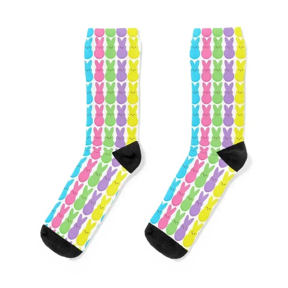 Easter peeps, hanging with my peeps 2021 Socks basketball golf compression football Socks Female Men's