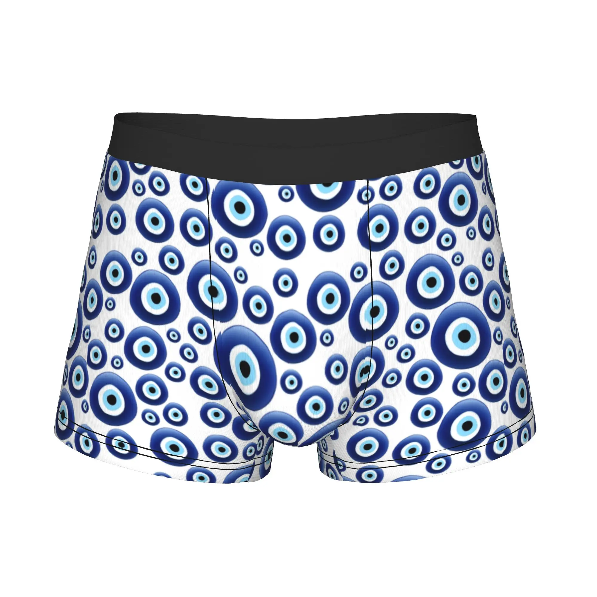 Mediterranean Evil Eye Protection Boxers Shorts Men Lucky Charm Amulet Hamsa Briefs Underwear Cool Underpants