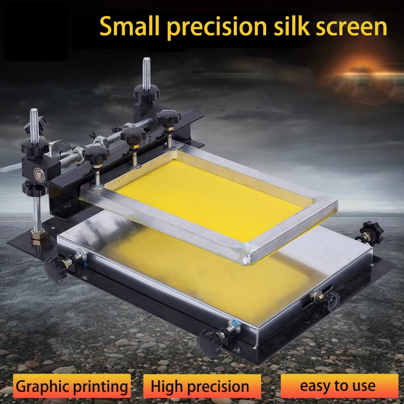 Small Manual Silk Screen Station SMT Manual Stamping Station Solder Paste Screen Printing Machine Screen Printing Machine