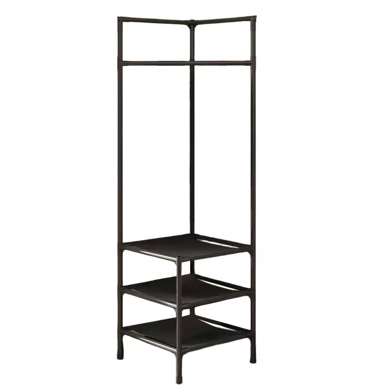 Corner Clothes Rack Multi Tiered Standing Coat Bag Hanger for Entryway Closet Clothes Hanging Rack Bedroom Sundries Storage Rack