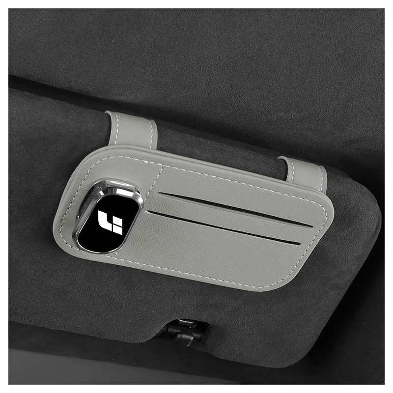 

For Li Auto IDEAL LIXIANG L5 L6 L7 L8 L9 I7 ONE MEGA Car Interior Accessories Car Sunglasses Holder Car Logo Card Ticket Clip