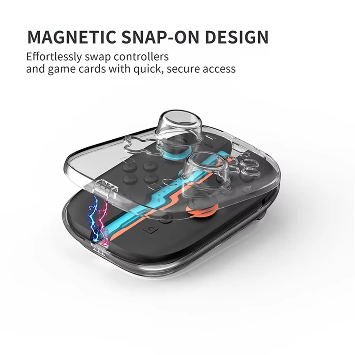 AT59 boîte de rangement transparente pour Nintendo Switch 2 Console de jeu boîte étui de protection pour Switch 2 contrôleur de jeu coque rigide