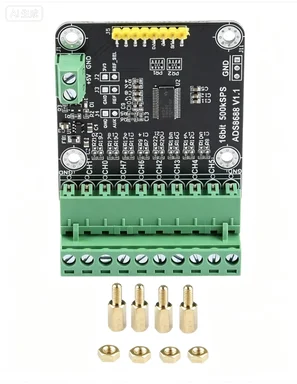 ADS8688 16-Bit 500KSPS 8-Channel ADC Data Acquisition Module Single-Ended & Differential Input for Electronics