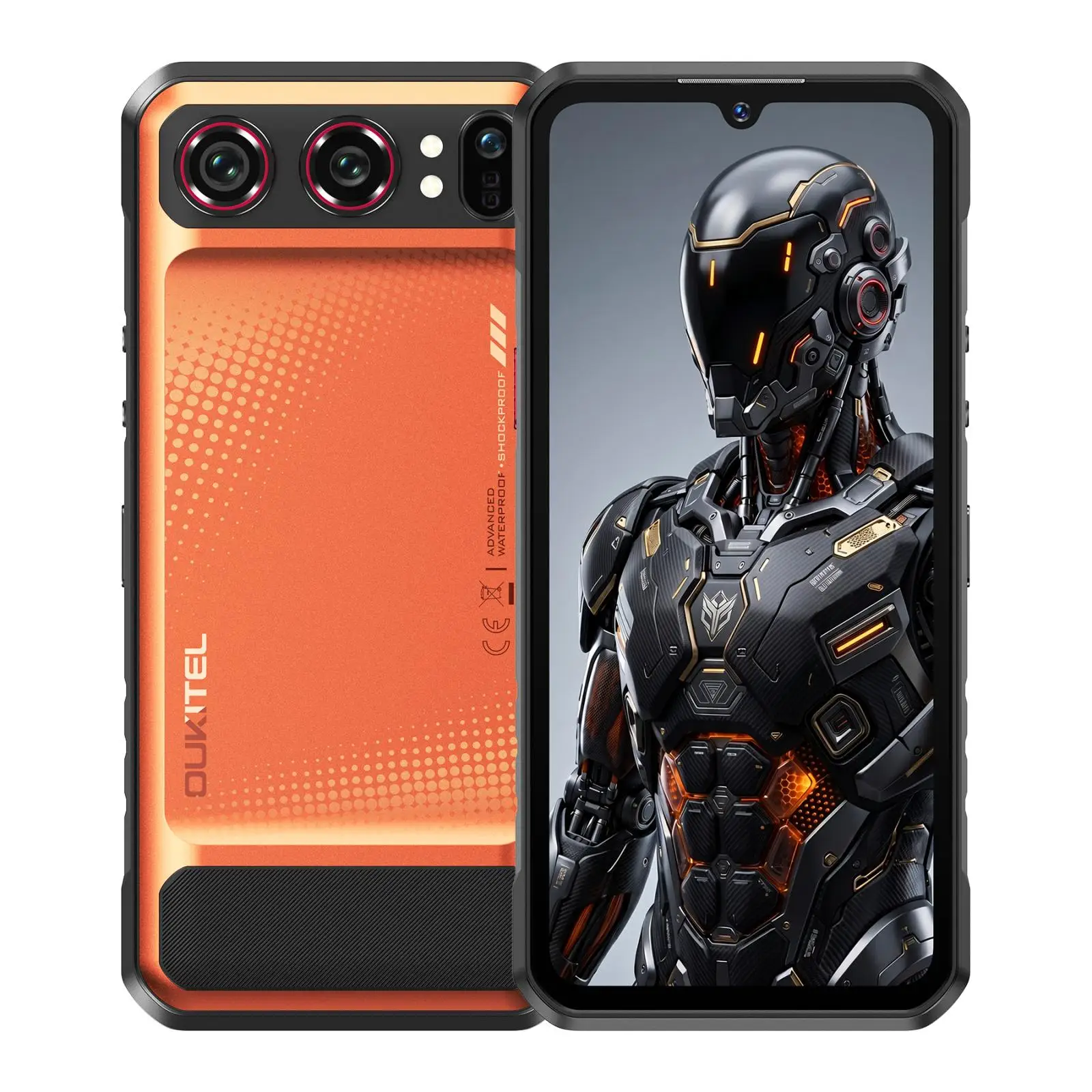Oukitel WP68 Air Rugged Phone 12GB+512GB 6.88'' Android 16 MediaTek Dimensity 7025 64MP Camera 8000mAh NFC 5G Smartphone