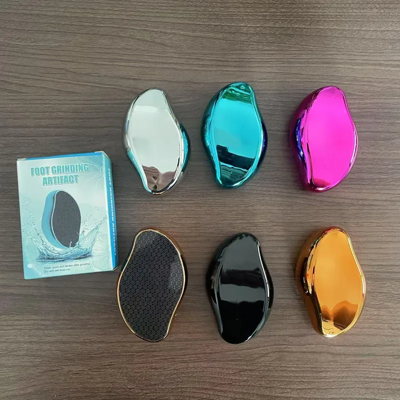 Nano Glazen Voet Scrubber Mango Voet Slijpgereedschap, Dode Huid Peeling, Eelt Remover, Pedicure Bestand, Voet Slijpsteen