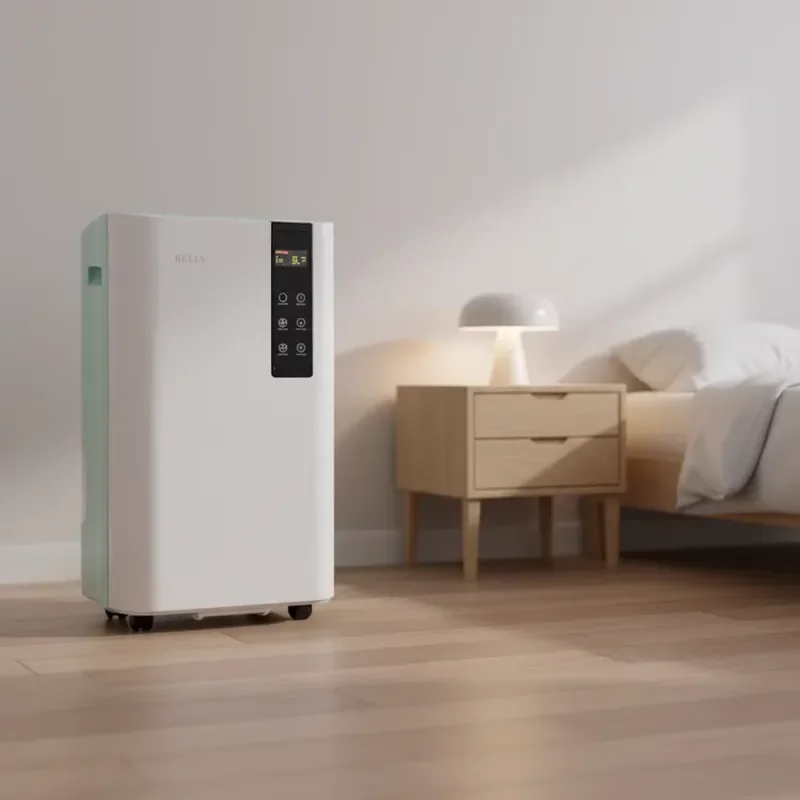 for 70L Dehumidifier App Control Auto Restart External Drain Large Capacity Moisture Remover for Data Center Server Room