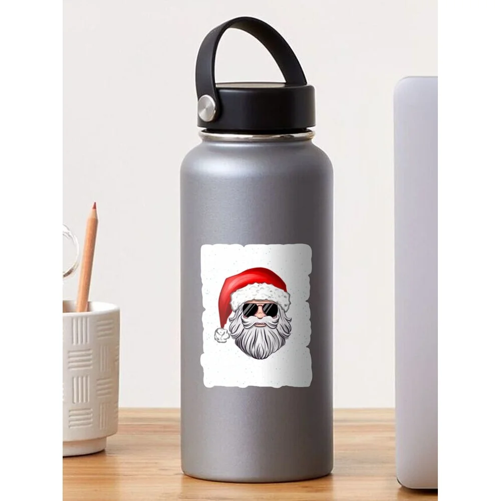 I Do It For The Ho's Funny Inappropriate Christmas Santa 	 		 Sticker for Laptop Decor Bedroom Car Cute Cartoon Art Fashiona