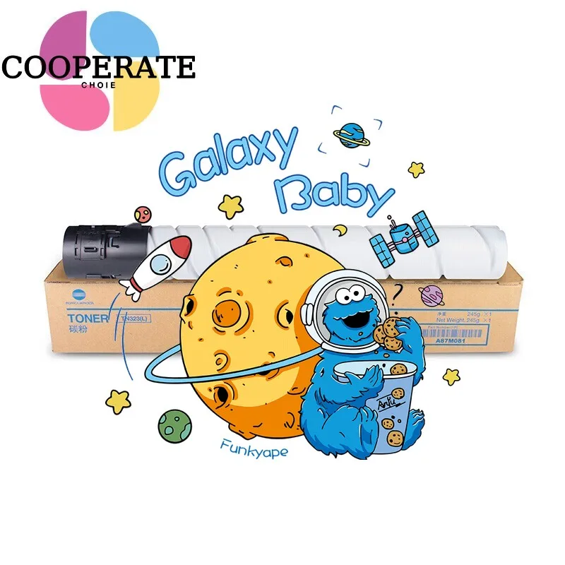 

1PC TN323 Toner Cartridge for Konica Minolta Bizhub 287 227 367 7528 7522 7536