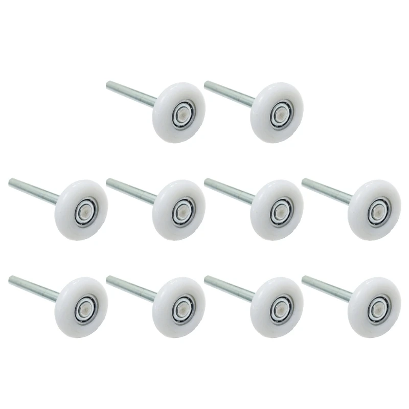 

Set of 10 Practical Sturdy Nylon Garage Door Rollers Diameter Stem for Enhances Quiet and Smooth Operations Movement