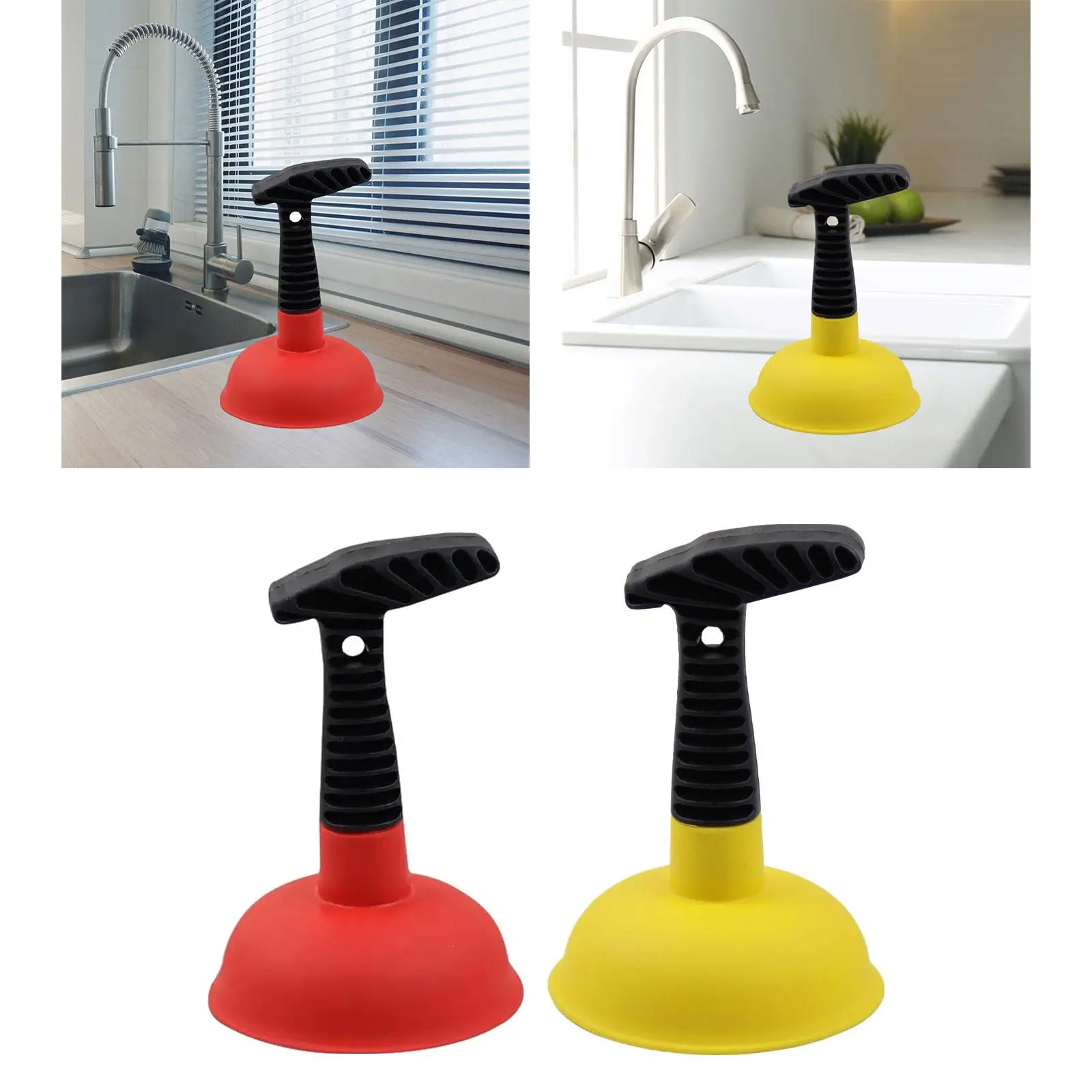 

Плунжер для слива раковины Плунжер для раковины Всасывающий плунжер Небольшой инструмент для очистки