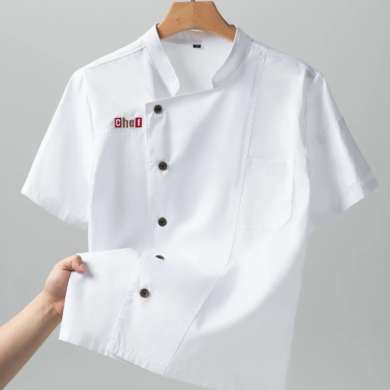 シェフシャツ制服コックプロフェッショナルキッチン衣装デザイナーシェフジャケット男性女性作業服ウェイターレストランホテル