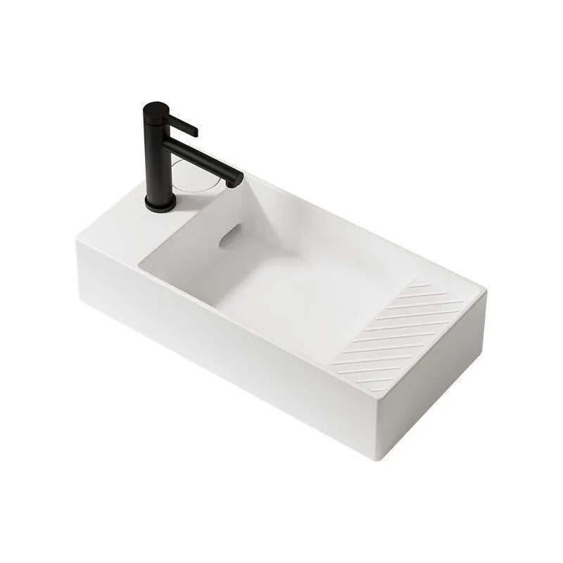 

Vertical washing machine, household balcony, bathroom, narrow and long wash basin, Taiwan control, hidden rear drainage