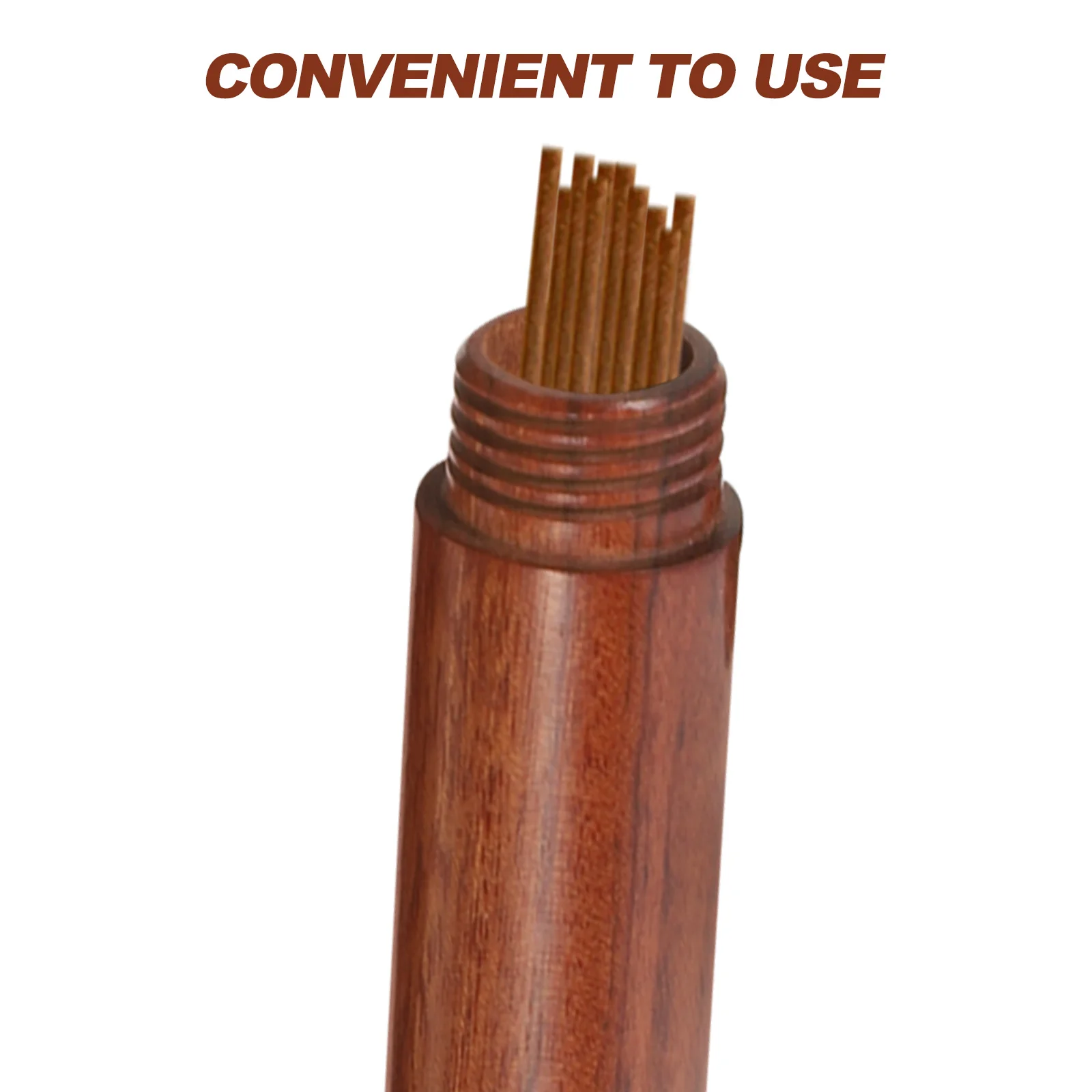 

Wooden Incense Holder Natural Decorative Tube For Meditation Yoga Spa Home Temple Portable Incense Storage Container