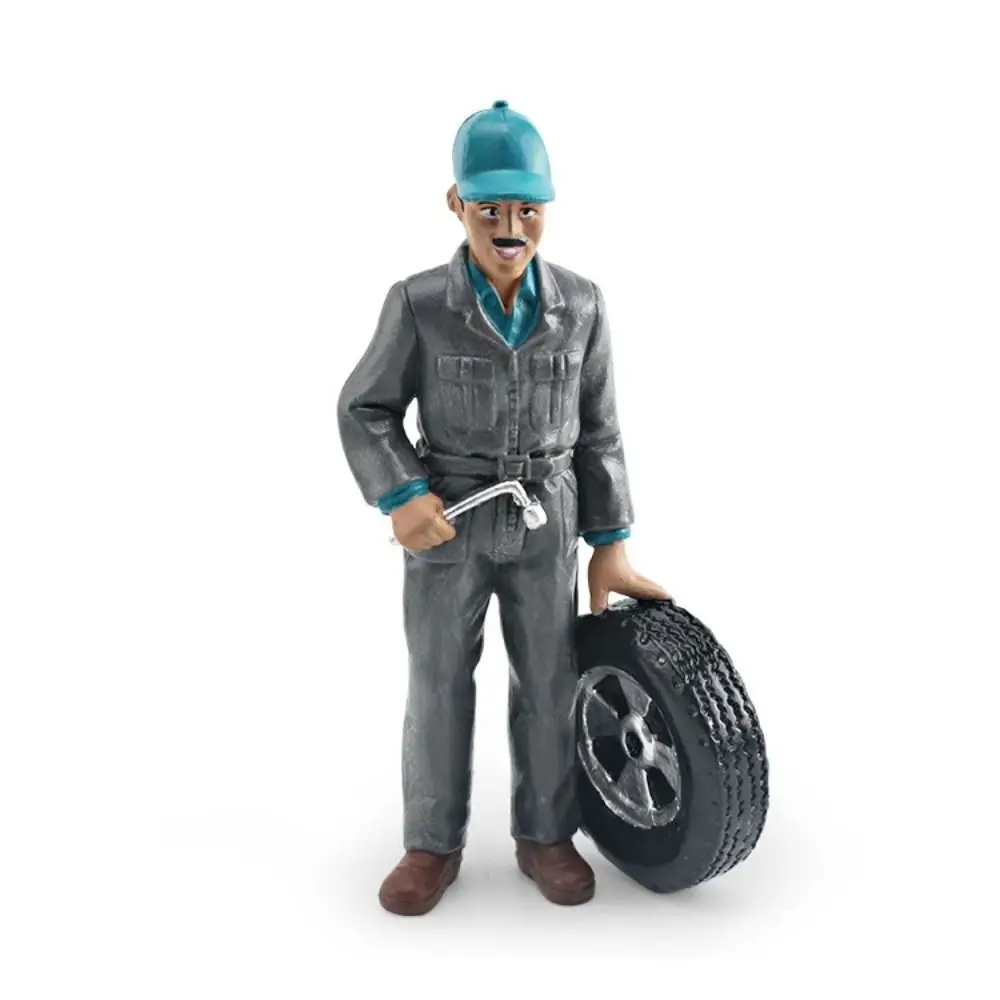 Nurse Figurines Career People Figures Teacher Chef Construction Worker Realistic Human Figurine Simulation Officer Doctor