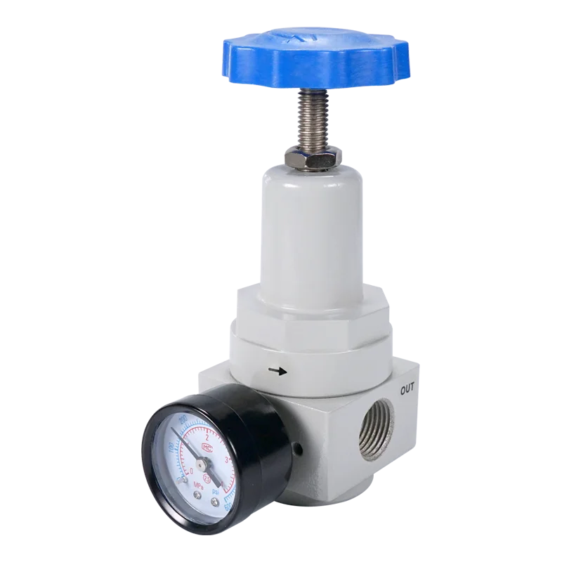 High Pressure Air Regulator Valve QTYH15/8/10/25/30/50 Brass Compressed Gas Pressure Reducing Valve DN20