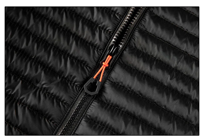 Autumn Winter New Jacket Man Outdoor Camping Coat Ultralight Hiking Jackets Stand-up Collar Casual Waistcoat Brand Clothing