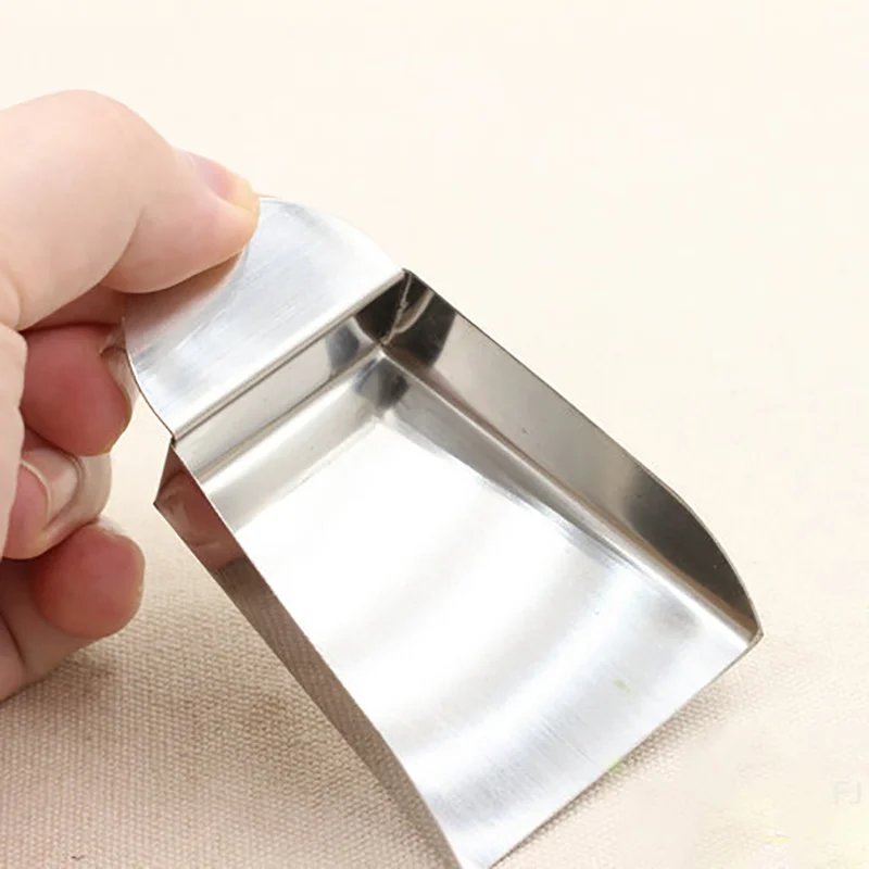 

[YU]Shovel Jewelry Scoop for Pearls Diamond Beads Scoop Steel Otolith Shovel Tools with Plate Handle Jewelry Tools