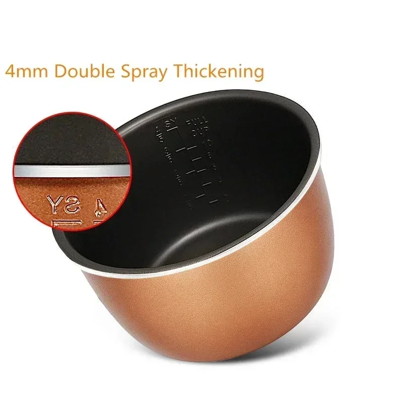 

6L Electric Pressure Cooker Liner Multicooker Bowl Liter Non-stick Pan Double SprayThickening