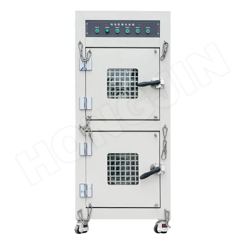 Hong Jin Double-Door New Energy Electric Vehicle Lithium Battery Overcharge Explosion-Proof Test Chamber