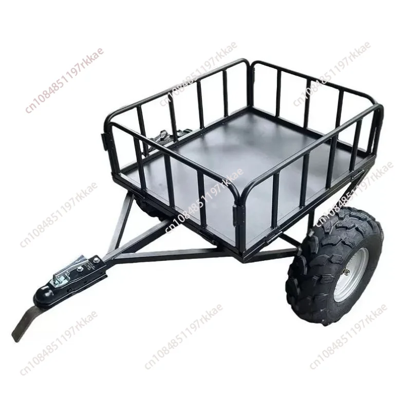 High Capacity Off-Road Bicycle Trailer, Lightweight All-Terrain Design, Customizable Travel Gear