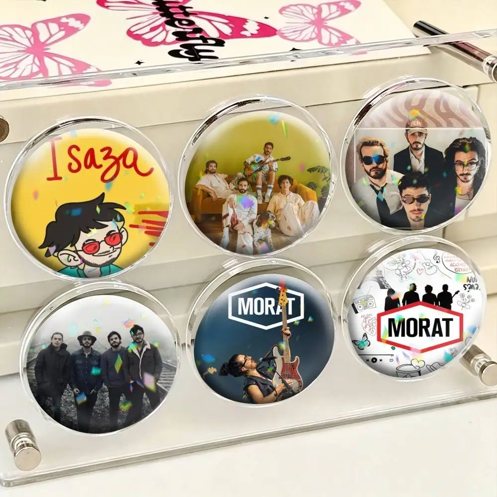 Morat Band  25 32 44 58 75mm Badges Personalized Round Brooches Pins Accessory Gift