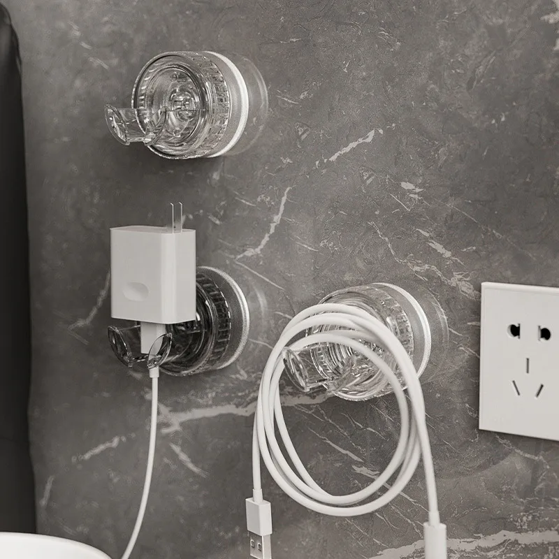 Suction plate blade socket storage multifunctional plug hooks no punch power cord kitchen outlet storage fixed