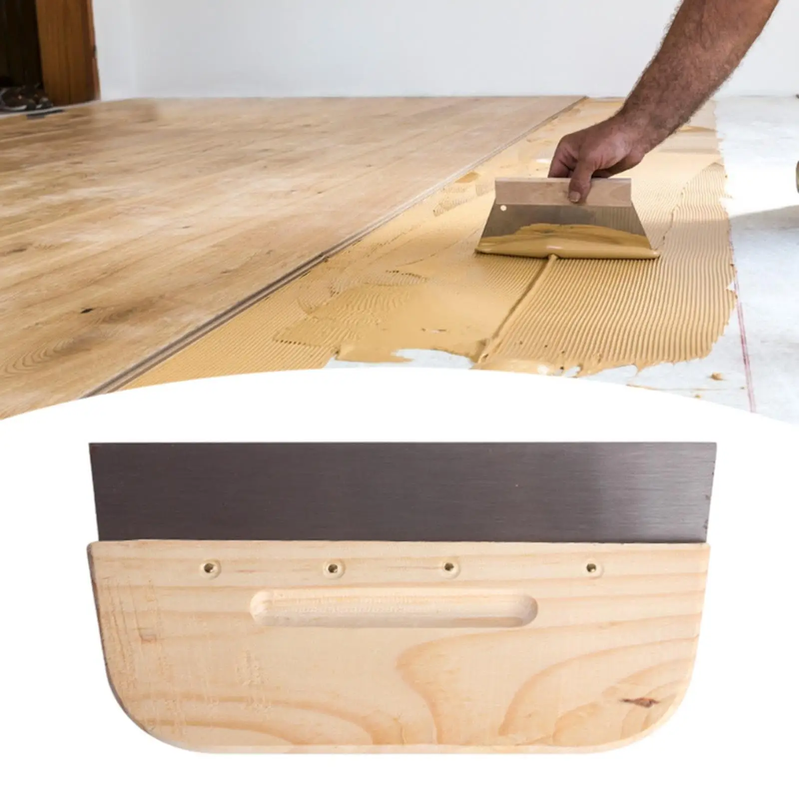 كشط الطلاء، سكين المعجون، مقبض خشبي، أداة الحوائط الجافة، سكين البريق لكشط الجص، إصلاح الجدار، تطبيق المعجون #4