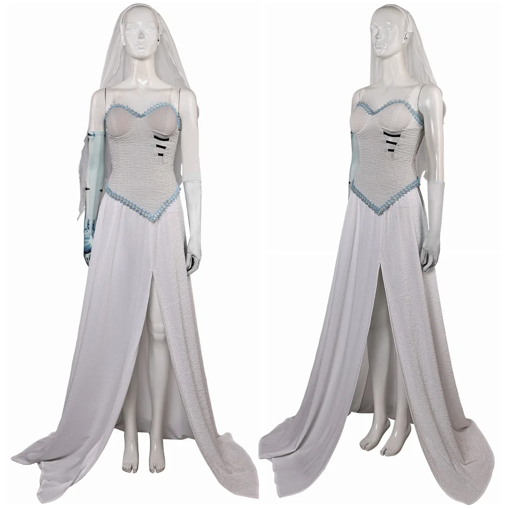 Corpse Cosplay Bride Victor Emily Costume Fantasia Couple Disguise Uniform Dress Men Women Outfits Halloween Carnival Clothes