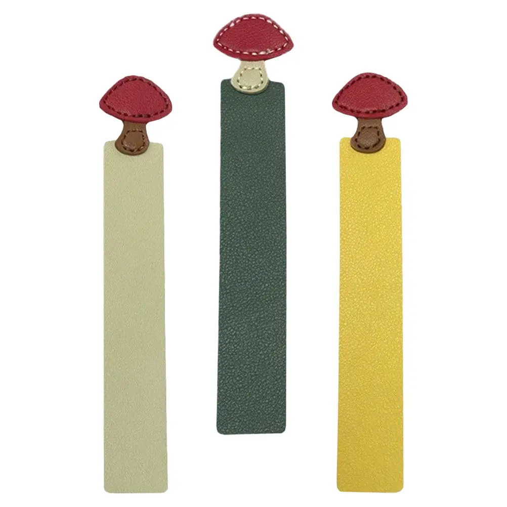 

3Pcs Cute Mushroom Bookmarks Made of Artificial Reading Book Markers Page Dividers for Students Readers Gifts