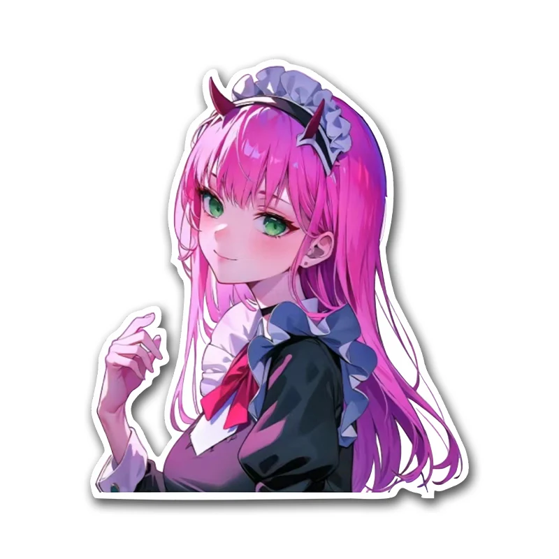 

JDM Anime Maid Girl Waterproof Reflective Vinyl Sticker, Cute Decal for Car, Motorcycle & Truck Bumper