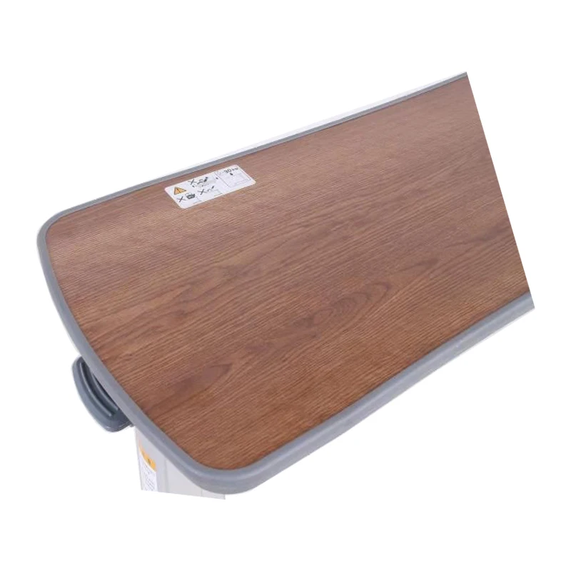 طاولة طعام طبية قابلة للتعديل فوق طاولة السرير للمستشفى المتنقلة بجانب السرير للمريض #4