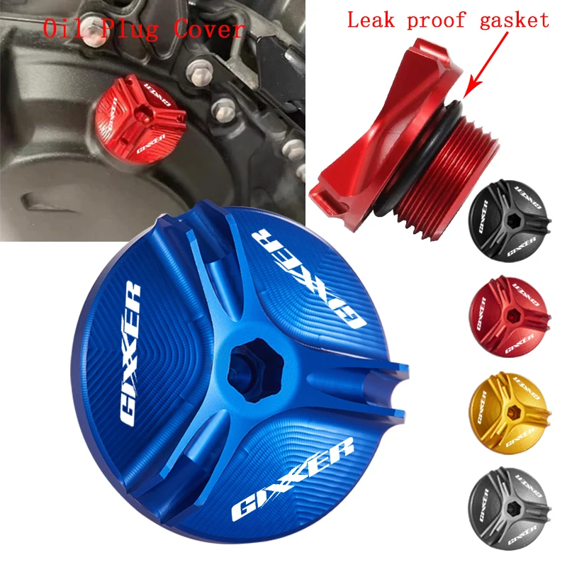 Para gixxer 250 sf 150 125 155 GSX-S 150 125 motocicleta cnc motor óleo enchimento capa acessórios de proteção