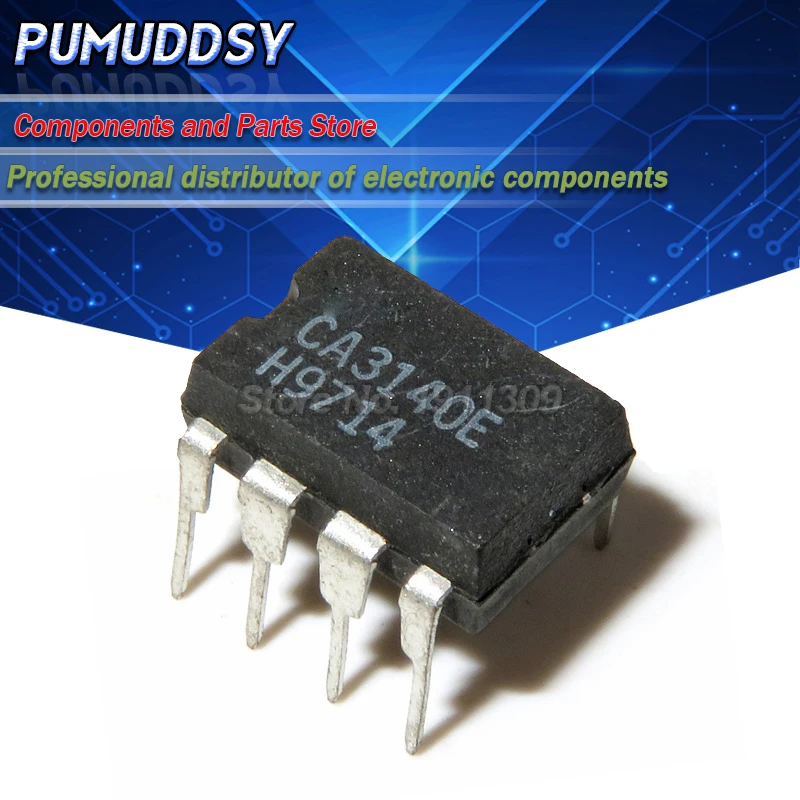 100PCS CA3140EZ DIP8 CA3140 DIP 4.5MHz, BiMOS Operational Amplifier with MOSFET Input/Bipolar Output CA3140E IC