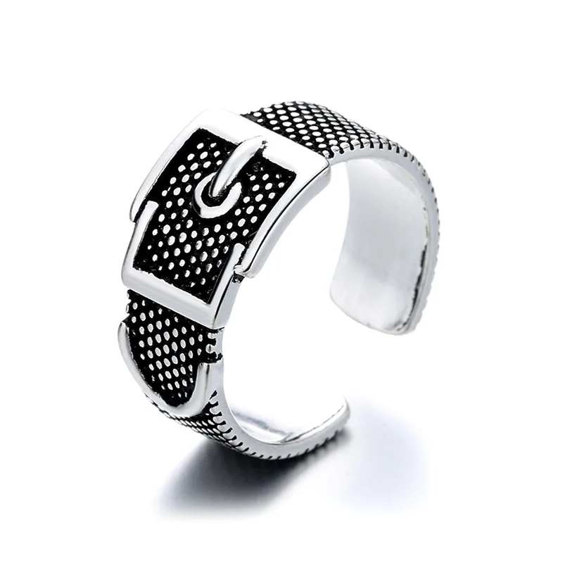 Punk Cool Hip Pop Belt Rings for Women Adjustable Open Finger Rings Man Party Gift 2023 image 6