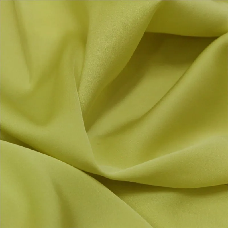 

Anti-wrinkle and elastic silk Double Qiao 19 momme small weight fabric 140CM wide