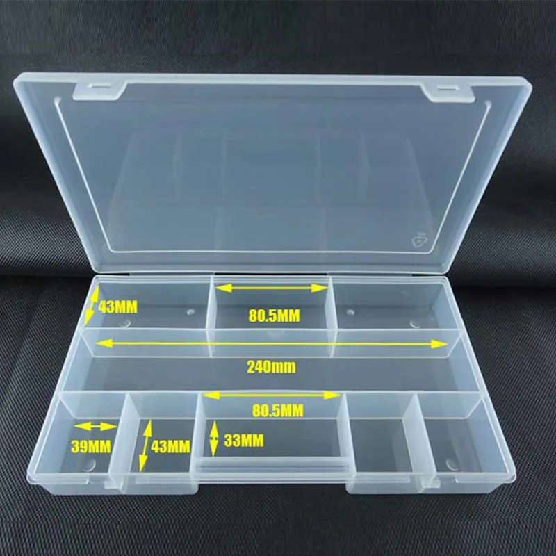 Caja de almacenamiento de herramientas multifuncional, piezas de reparación del hogar, contenedor de plástico, organizadores de herramientas,