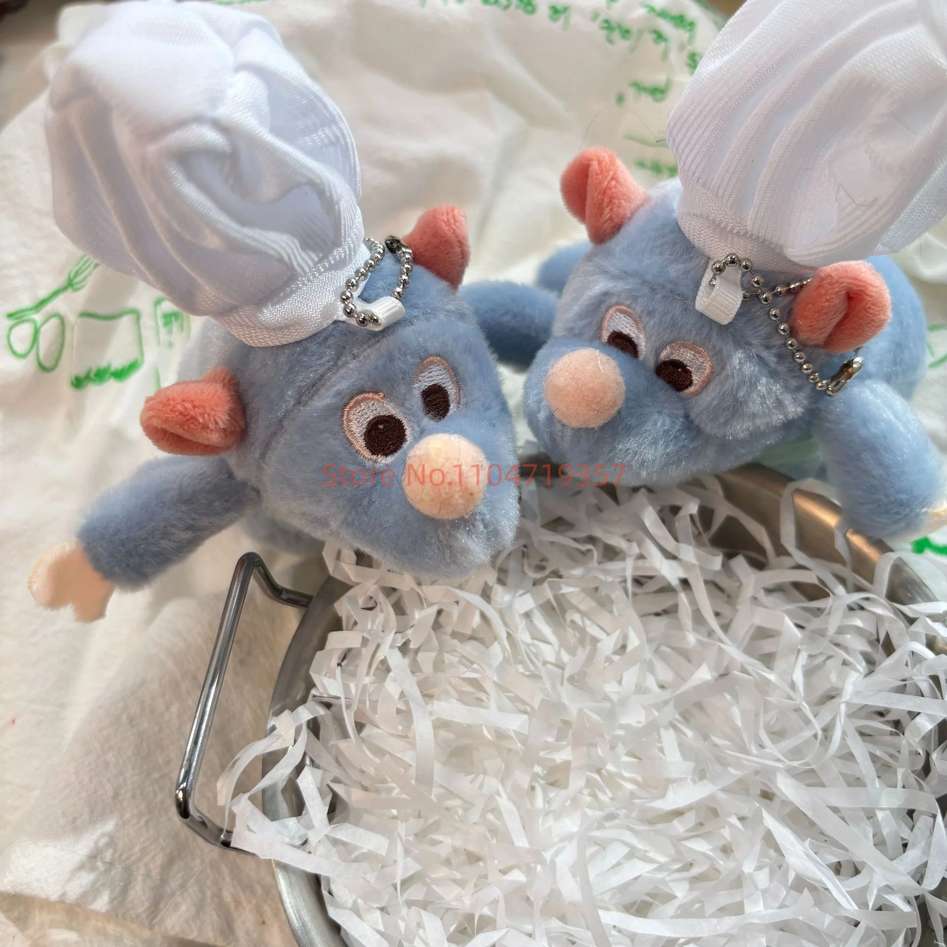 

5pieces 12cm Disney Ratatouille Plush Pendant Toys Christmas Tree Ornament Toys Cute Cartoon Plush Doll Cute Toys Pendant Gifts