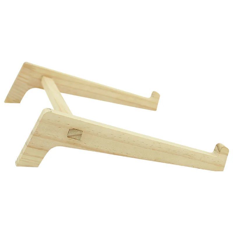 حامل الكمبيوتر المحمول لماك بوك برو دفتر حامل الخشب اللوحي حامل قوس الخيزران العمودي حامل الكمبيوتر المحمول لمدة 11-17 بوصة الكمبيوتر المحمول